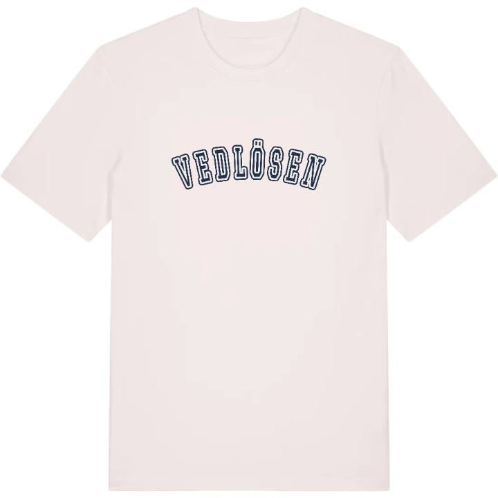 Vedlösen college t-shirt – t-shirt från PinShirt