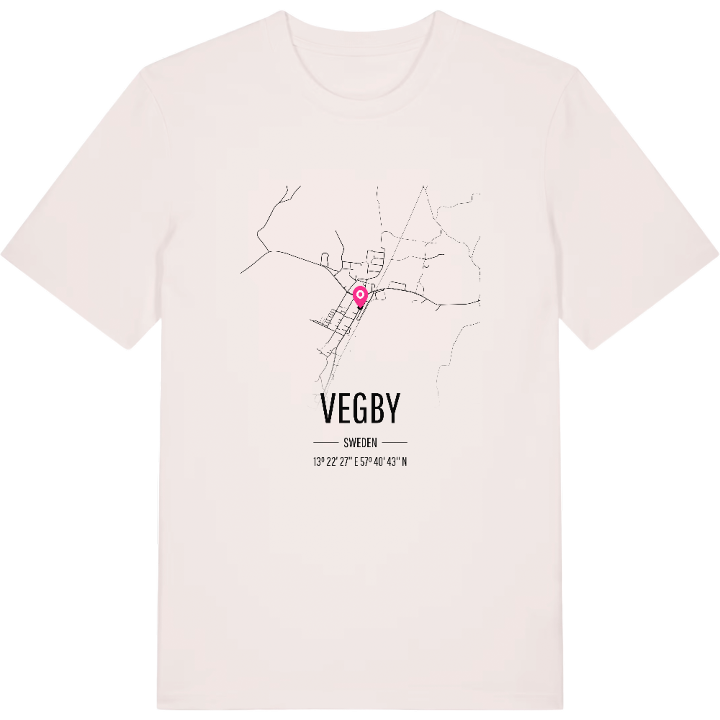 Vegby karta t-shirt – t-shirt från PinShirt