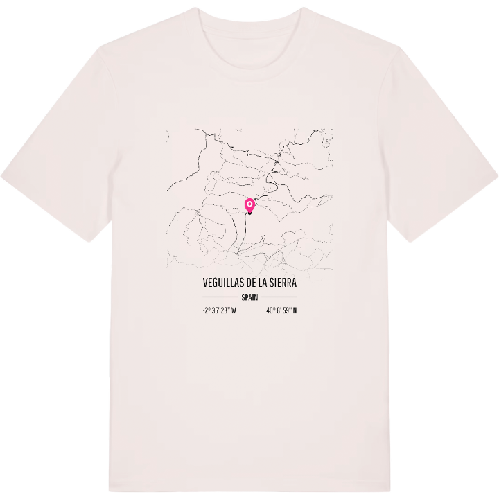 Veguillas de la Sierra karta t-shirt – t-shirt från PinShirt