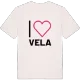 Jag älskar Vela t-shirt stort tryck