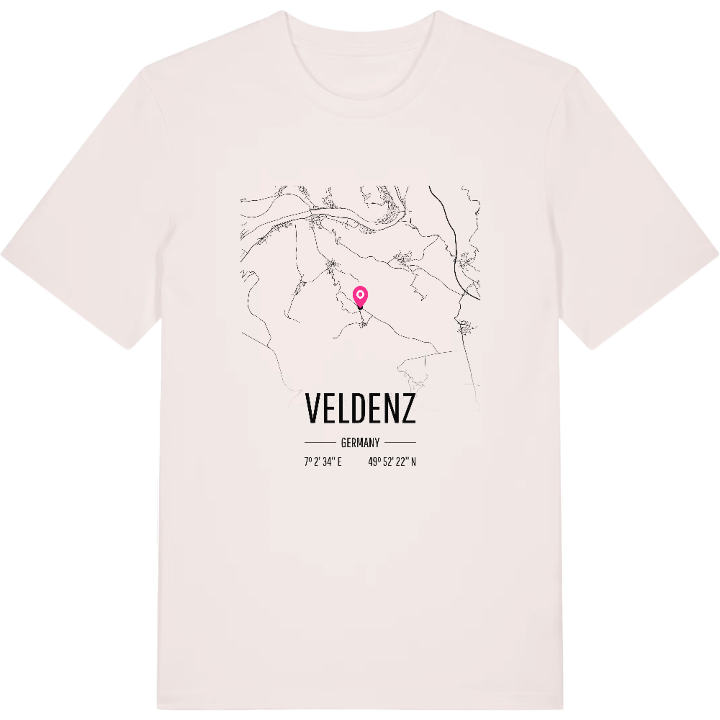 Veldenz karta t-shirt – t-shirt från PinShirt