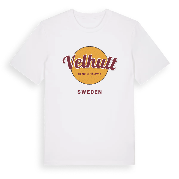 Velhult cirkel t-shirt – t-shirt från PinShirt