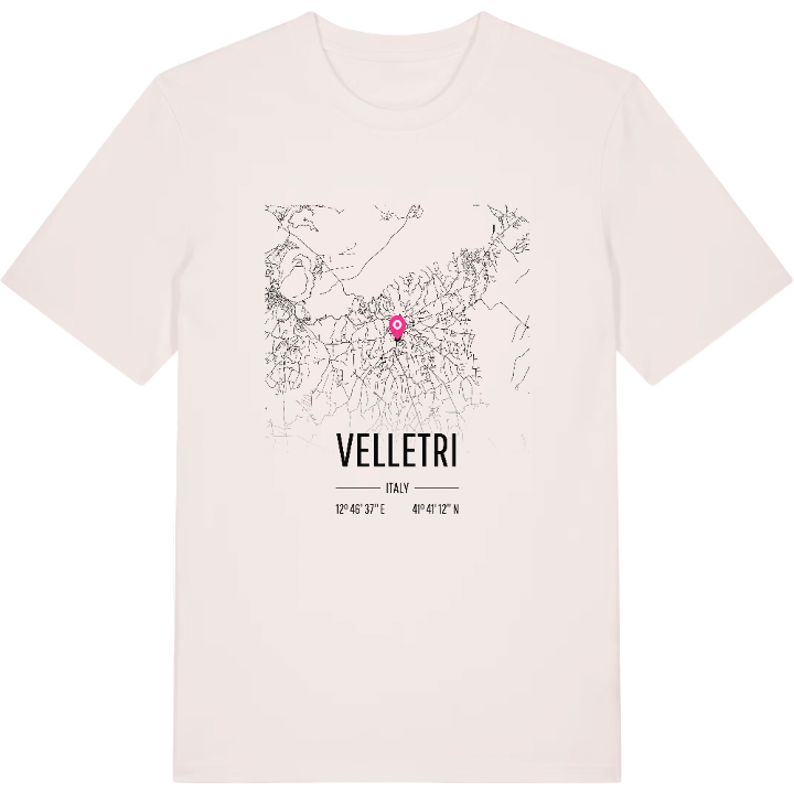 Velletri karta t-shirt – t-shirt från PinShirt