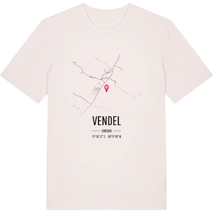 Vendel karta t-shirt – t-shirt från PinShirt