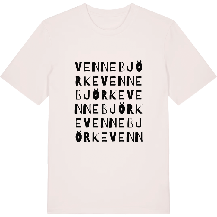 Vennebjörke ordlek t-shirt – t-shirt från PinShirt