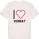Jag älskar Vensat t-shirt stort tryck