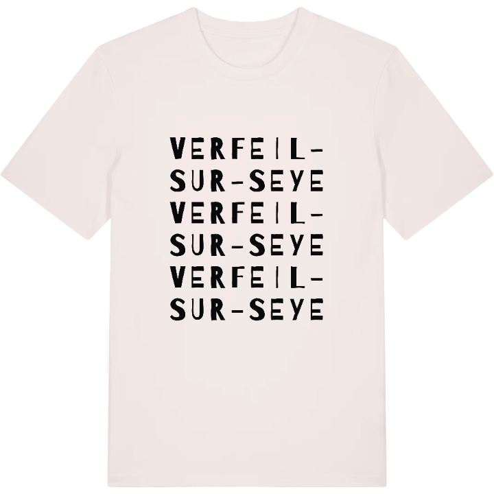 Verfeil-sur-Seye ordlek t-shirt – t-shirt från PinShirt