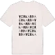 Verkarna ordlek t-shirt