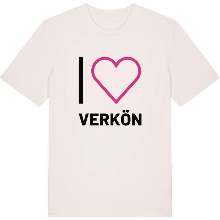 Jag älskar Verkön t-shirt stort tryck – t-shirt från PinShirt
