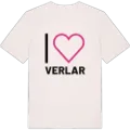 Jag älskar Verlar t-shirt stort tryck