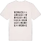 Vermelha ordlek t-shirt