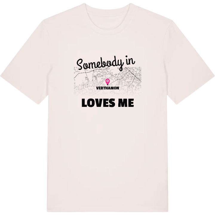 Någon i Verthamon älskar mig t-shirt – t-shirt från PinShirt