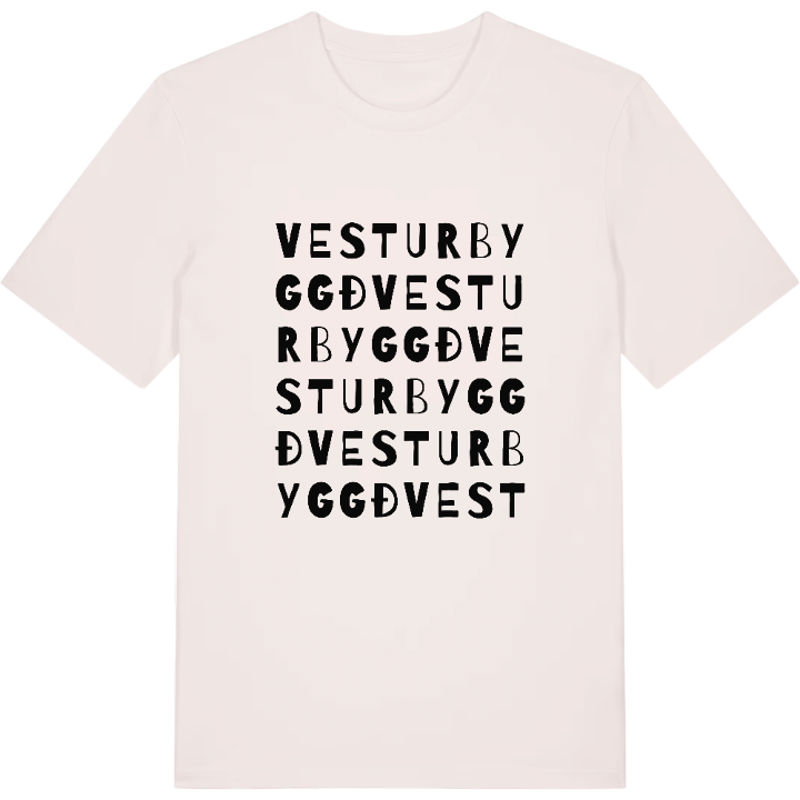 Vesturbyggð ordlek t-shirt – t-shirt från PinShirt