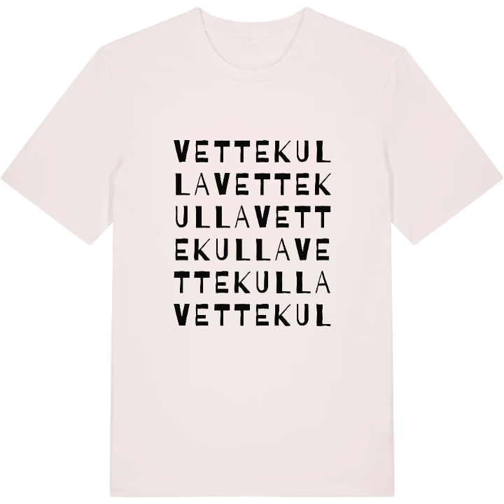 Vettekulla ordlek t-shirt – t-shirt från PinShirt
