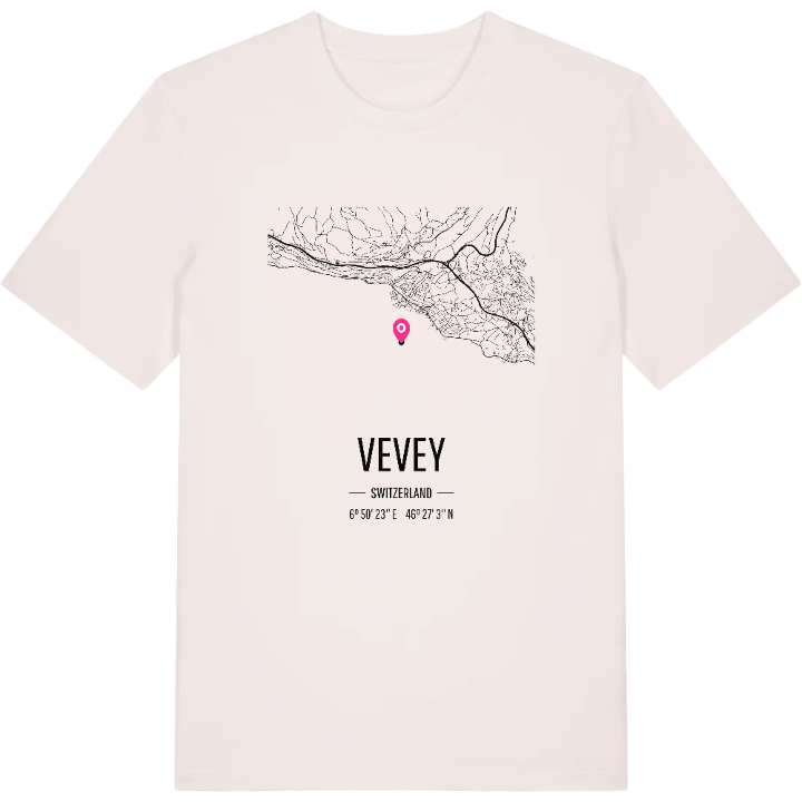Vevey karta t-shirt – t-shirt från PinShirt