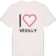 Jag älskar Vézilly t-shirt stort tryck