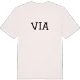 Via böjd t-shirt