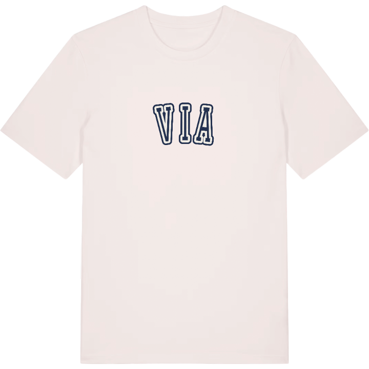 Via college t-shirt – t-shirt från PinShirt