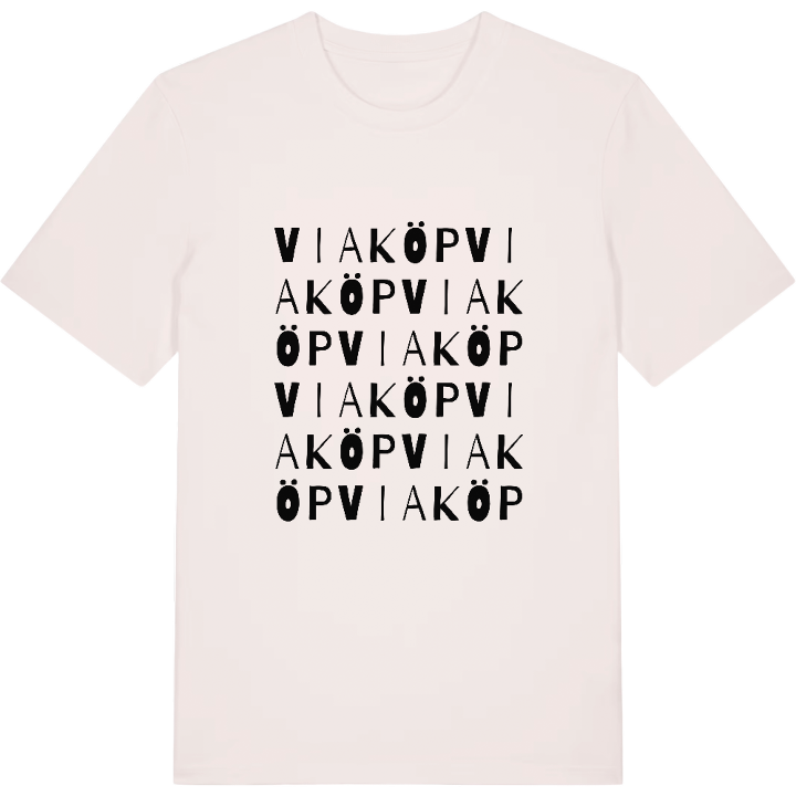 Viaköp ordlek t-shirt – t-shirt från PinShirt