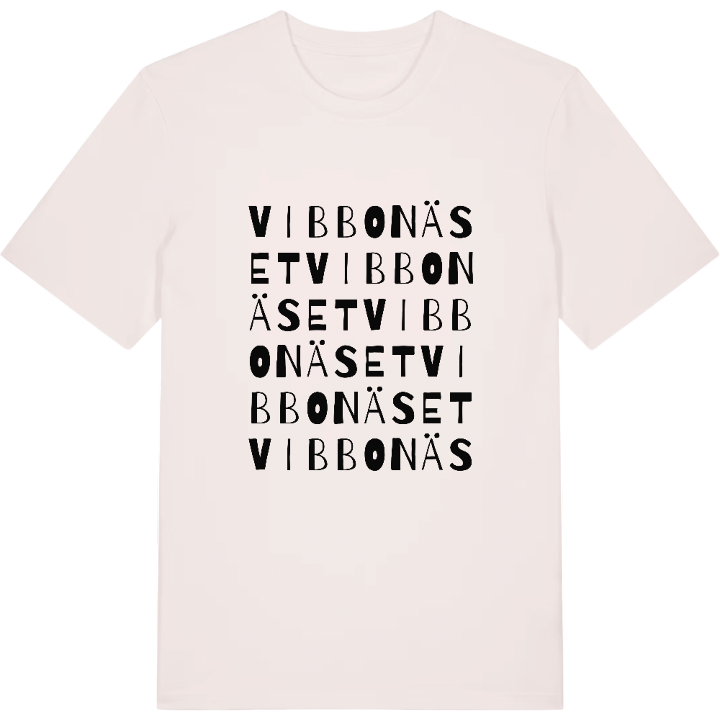 Vibbonäset ordlek t-shirt – t-shirt från PinShirt