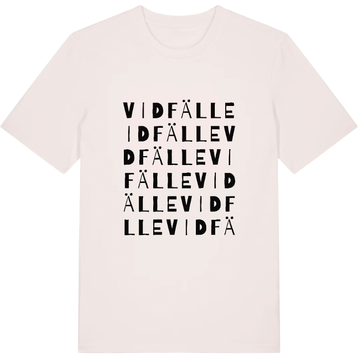 Vidfälle ordlek t-shirt – t-shirt från PinShirt
