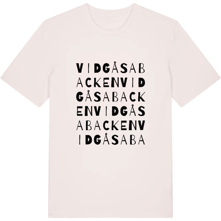 Vidgåsabacken ordlek t-shirt – t-shirt från PinShirt