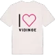 Jag älskar Vidinge t-shirt stort tryck