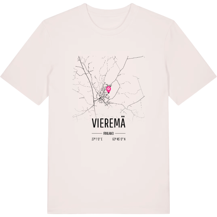 Vieremä karta t-shirt – t-shirt från PinShirt