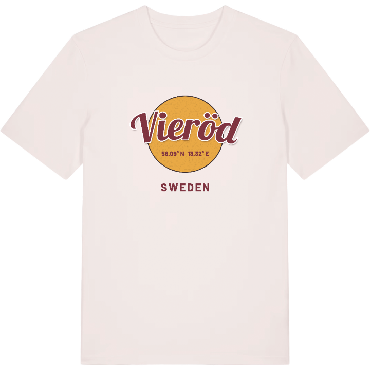 Vieröd cirkel t-shirt – t-shirt från PinShirt
