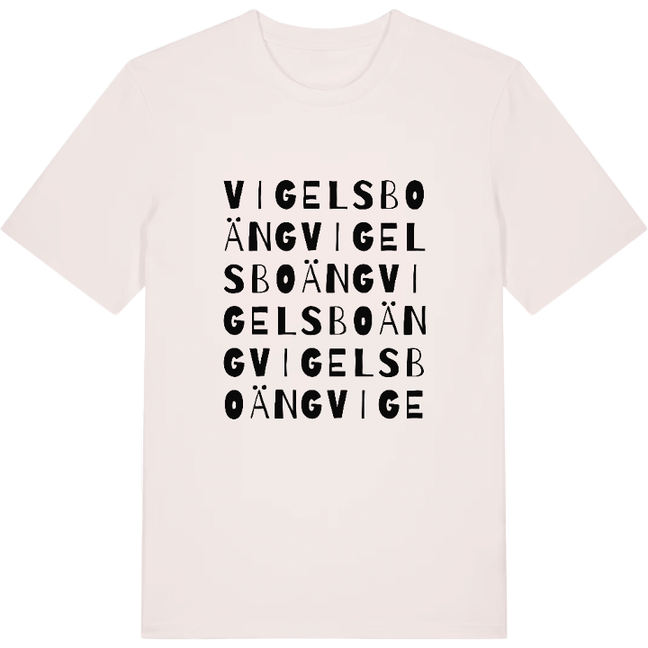 Vigelsboäng ordlek t-shirt – t-shirt från PinShirt