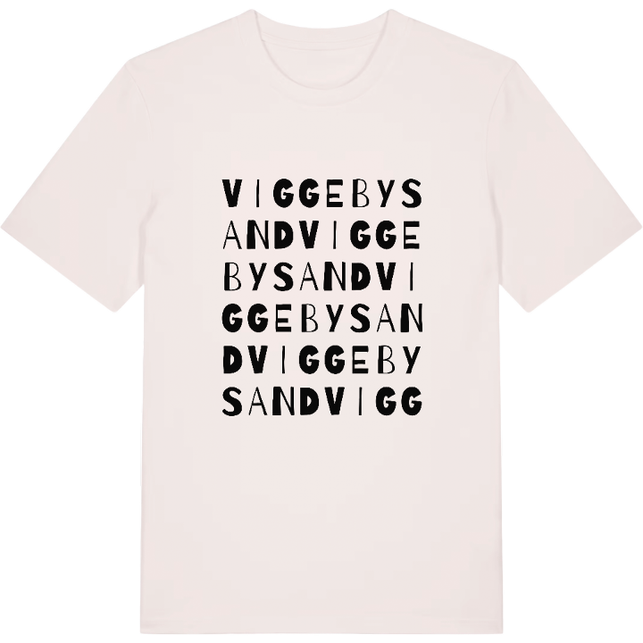 Viggebysand ordlek t-shirt – t-shirt från PinShirt