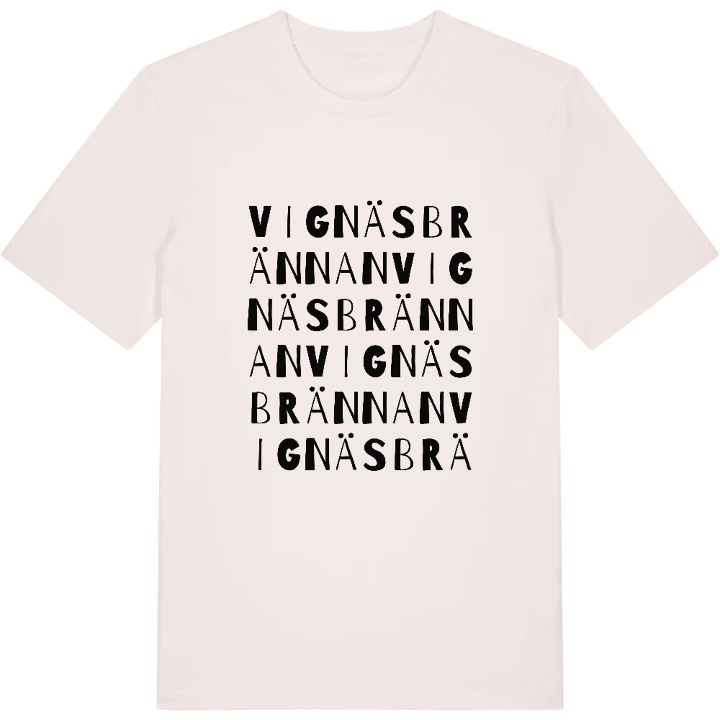 Vignäsbrännan ordlek t-shirt – t-shirt från PinShirt