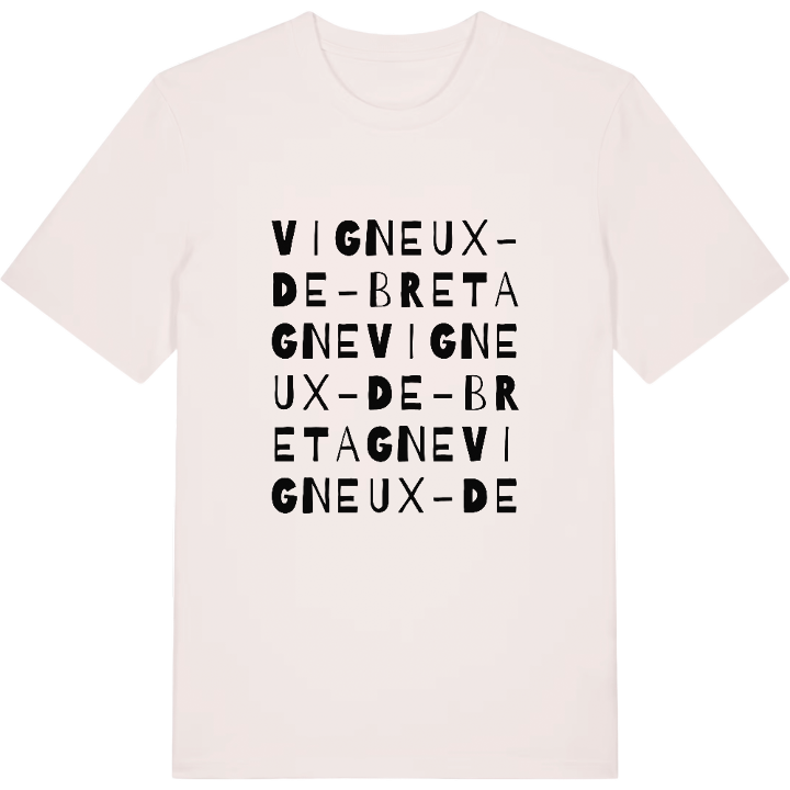 Vigneux-de-Bretagne ordlek t-shirt – t-shirt från PinShirt