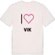 Jag älskar Vik t-shirt stort tryck