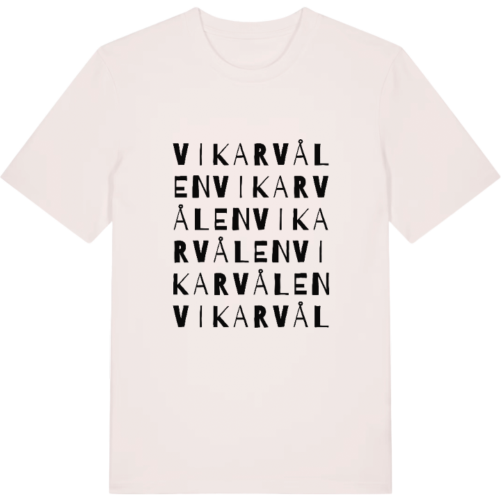 Vikarvålen ordlek t-shirt – t-shirt från PinShirt