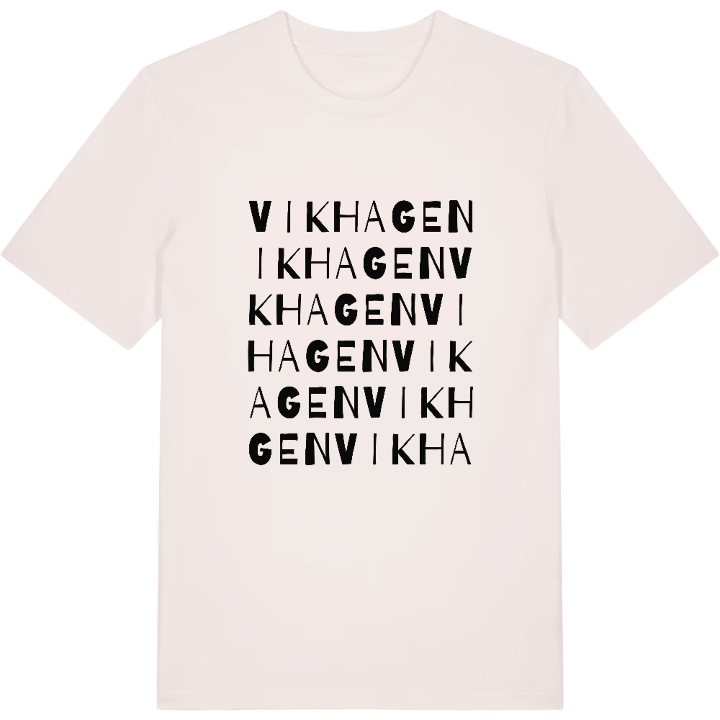 Vikhagen ordlek t-shirt – t-shirt från PinShirt