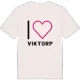 Jag älskar Viktorp t-shirt stort tryck