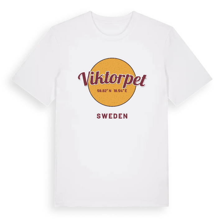 Viktorpet cirkel t-shirt – t-shirt från PinShirt