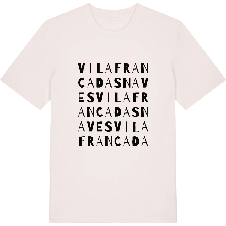 Vila Franca das Naves ordlek t-shirt – t-shirt från PinShirt