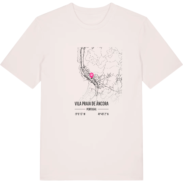 Vila Praia de Âncora karta t-shirt – t-shirt från PinShirt