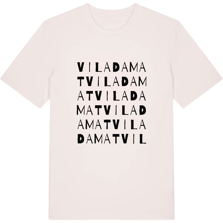 Viladamat ordlek t-shirt – t-shirt från PinShirt