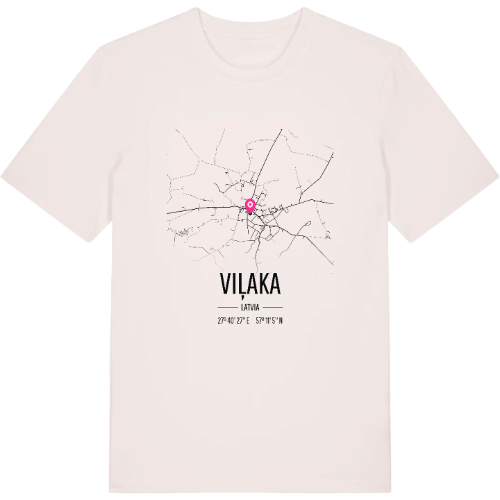 Viļaka karta t-shirt – t-shirt från PinShirt