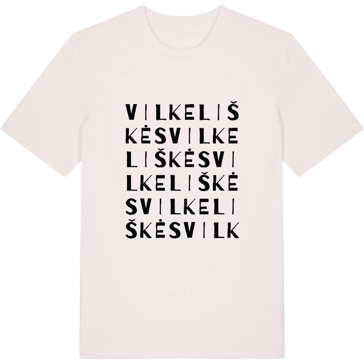 Vilkeliškės ordlek t-shirt – t-shirt från PinShirt