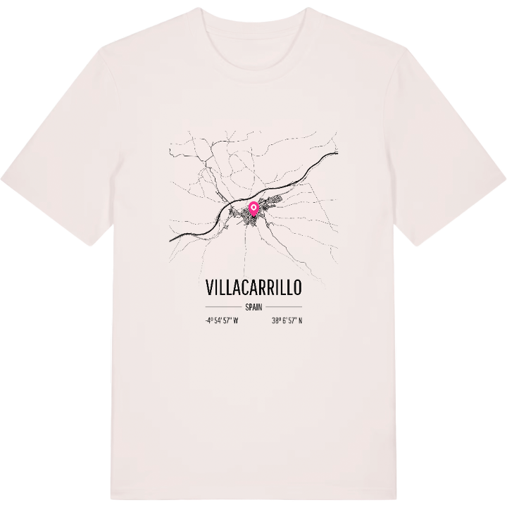 Villacarrillo karta t-shirt – t-shirt från PinShirt