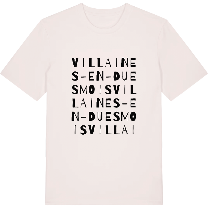 Villaines-en-Duesmois ordlek t-shirt – t-shirt från PinShirt