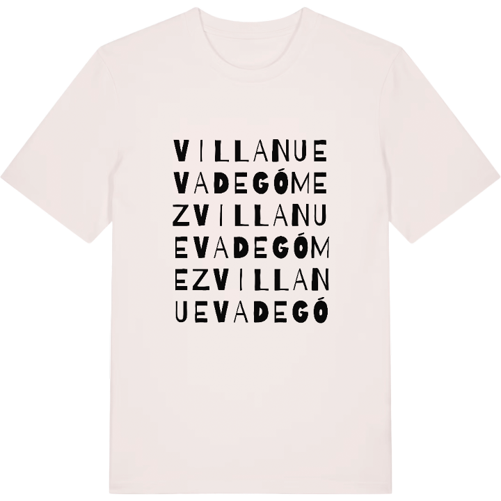 Villanueva de Gómez ordlek t-shirt – t-shirt från PinShirt