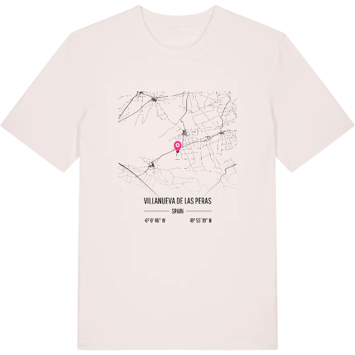 Villanueva de las Peras karta t-shirt – t-shirt från PinShirt