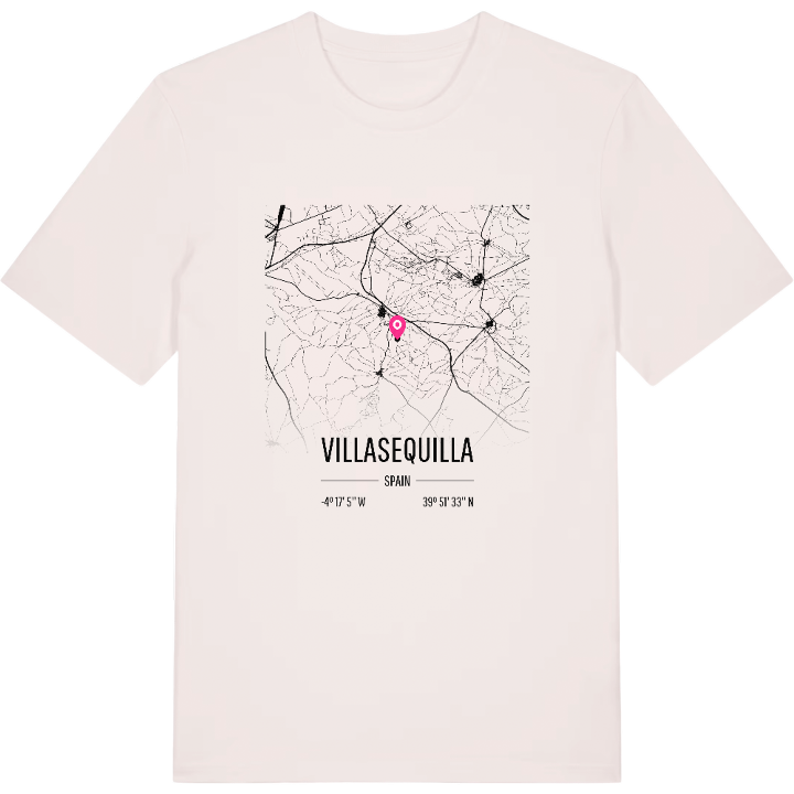 Villasequilla karta t-shirt – t-shirt från PinShirt