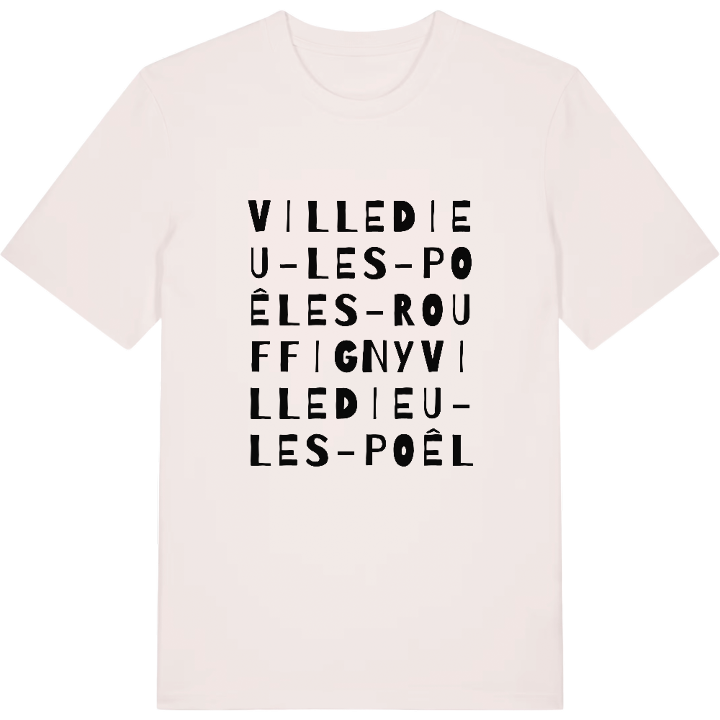Villedieu-les-Poêles-Rouffigny ordlek t-shirt – t-shirt från PinShirt
