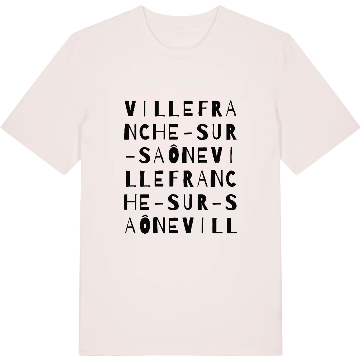 Villefranche-sur-Saône ordlek t-shirt – t-shirt från PinShirt